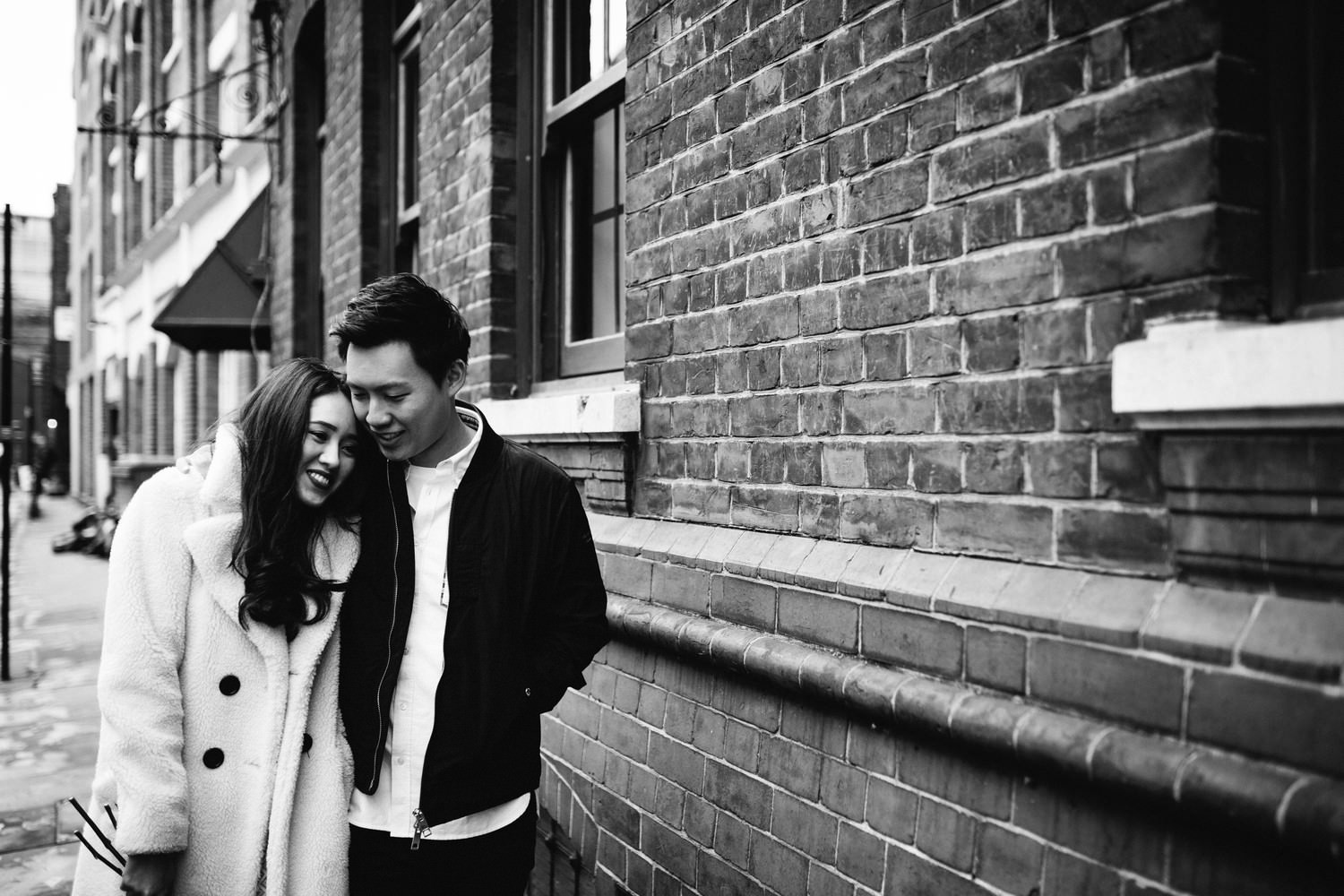Relaxed engagement shoot at Borough Market, South Bank, London