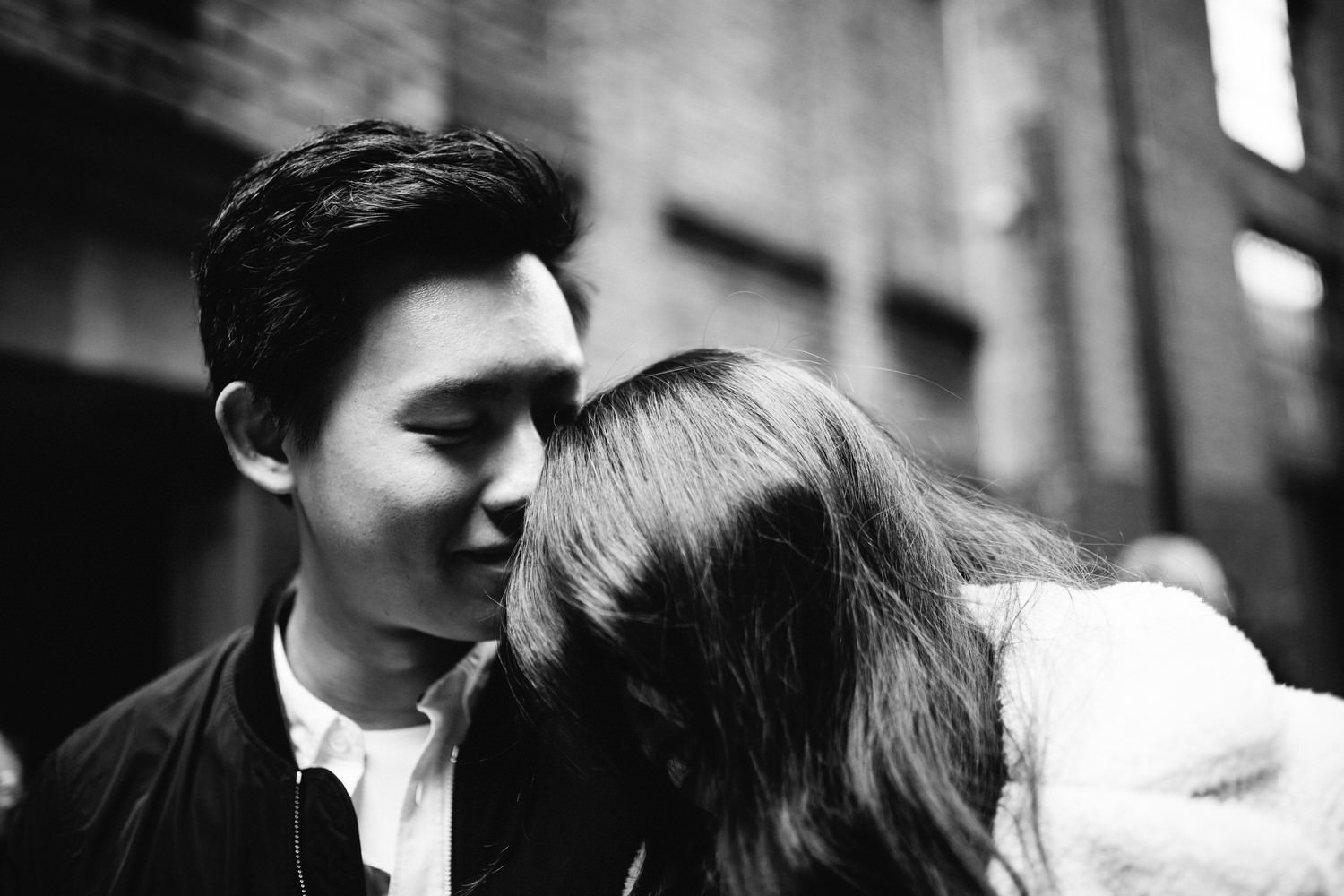 Relaxed engagement shoot at Borough Market, South Bank, London