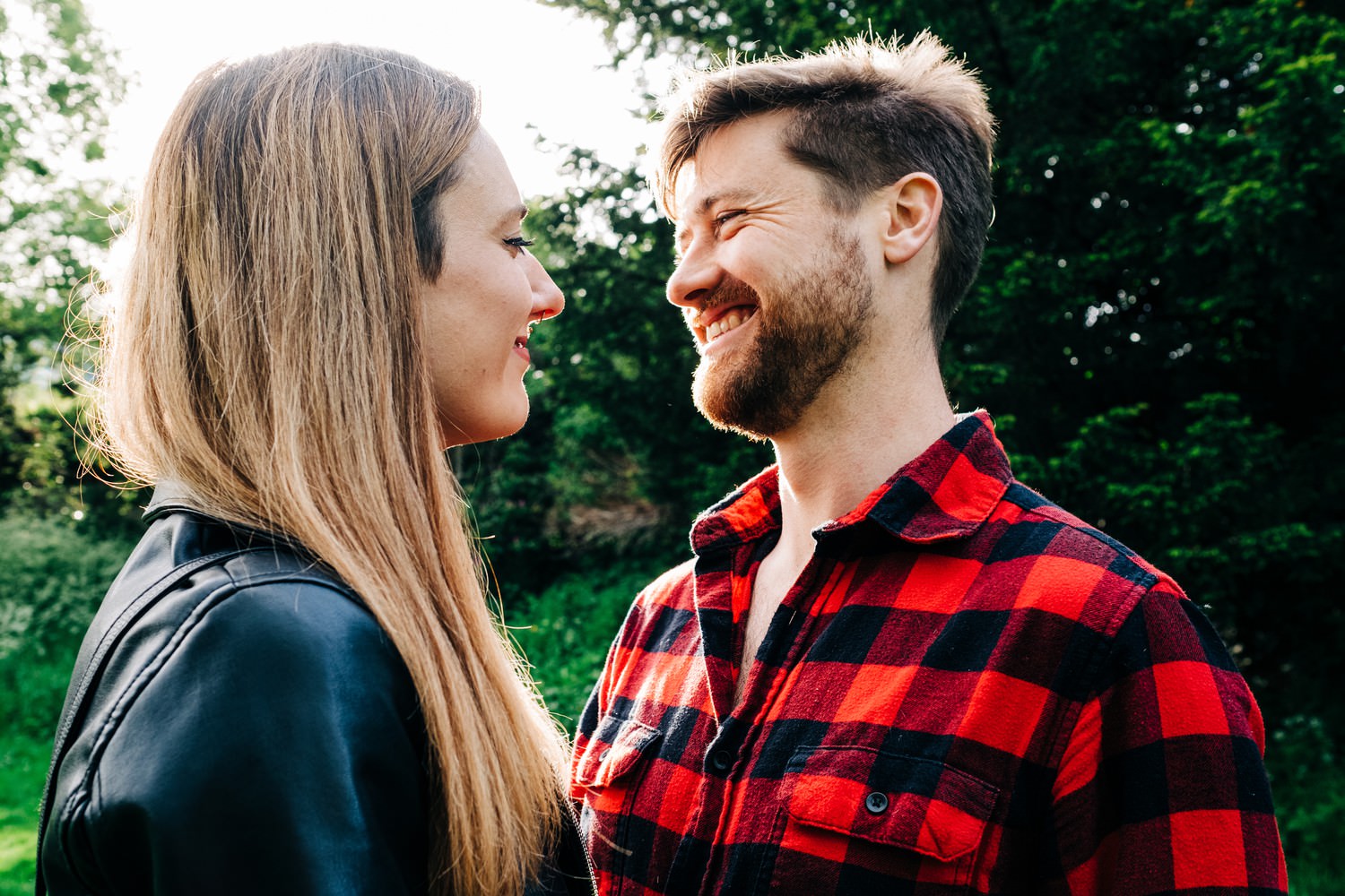 Relaxed beach engagement shoot in Portobello, Edinburgh