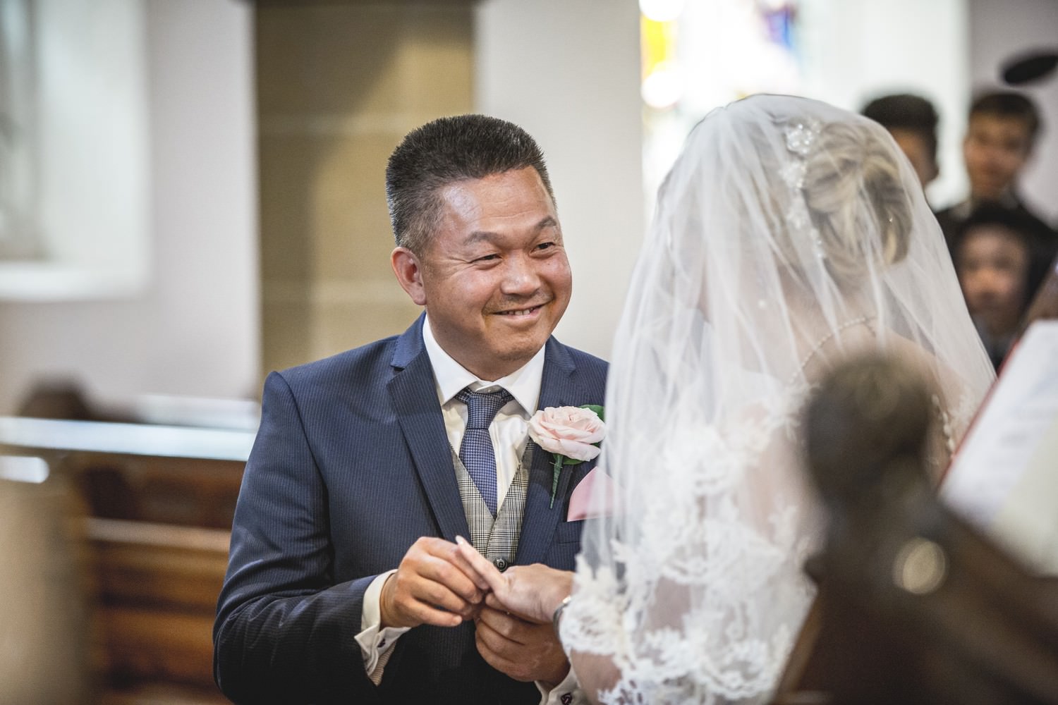 Relaxed wedding photography at Belair House, London