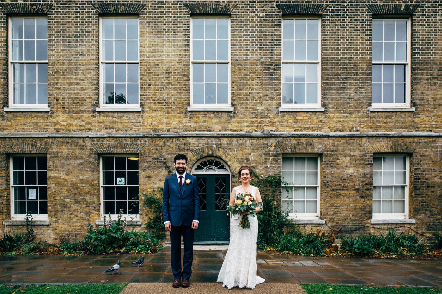 Relaxed urban wedding photography at The Old Church, Stoke Newington, London