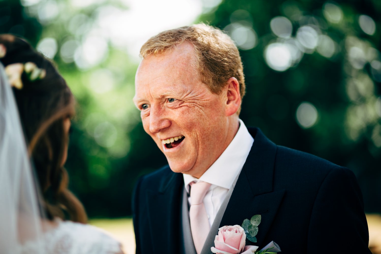 Relaxed wedding photography at a Deer Park Country House Hotel, Devon church wedding