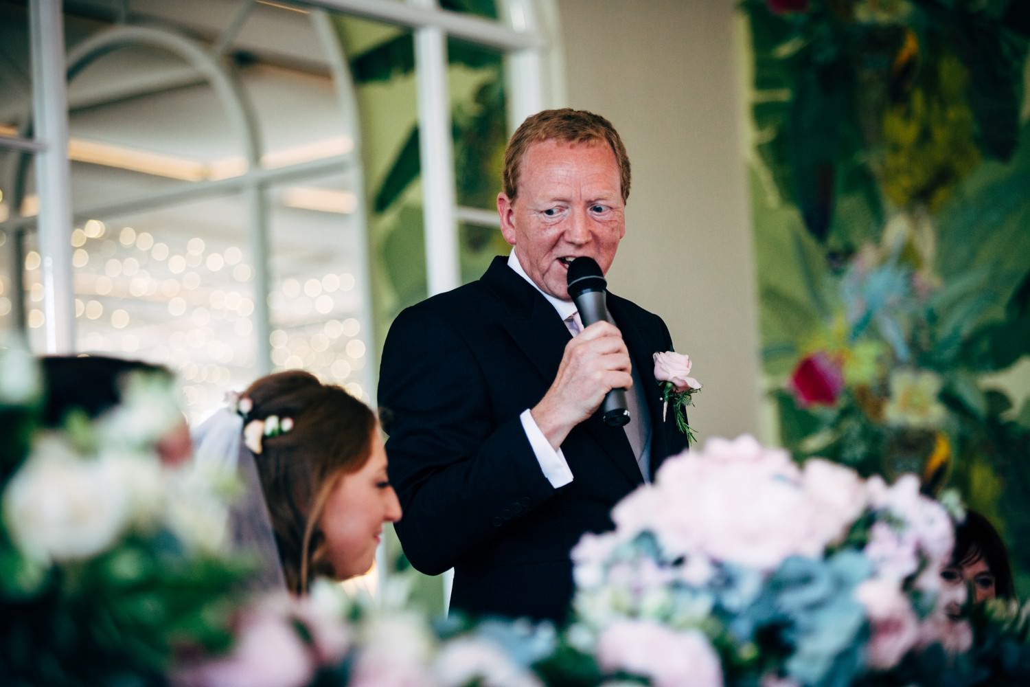 Relaxed wedding photography at a Deer Park Country House Hotel, Devon church wedding