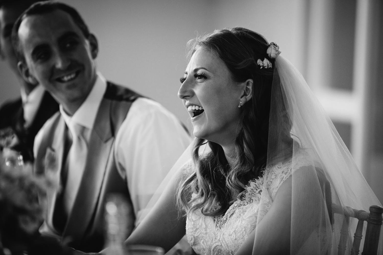 Relaxed wedding photography at a Deer Park Country House Hotel, Devon church wedding