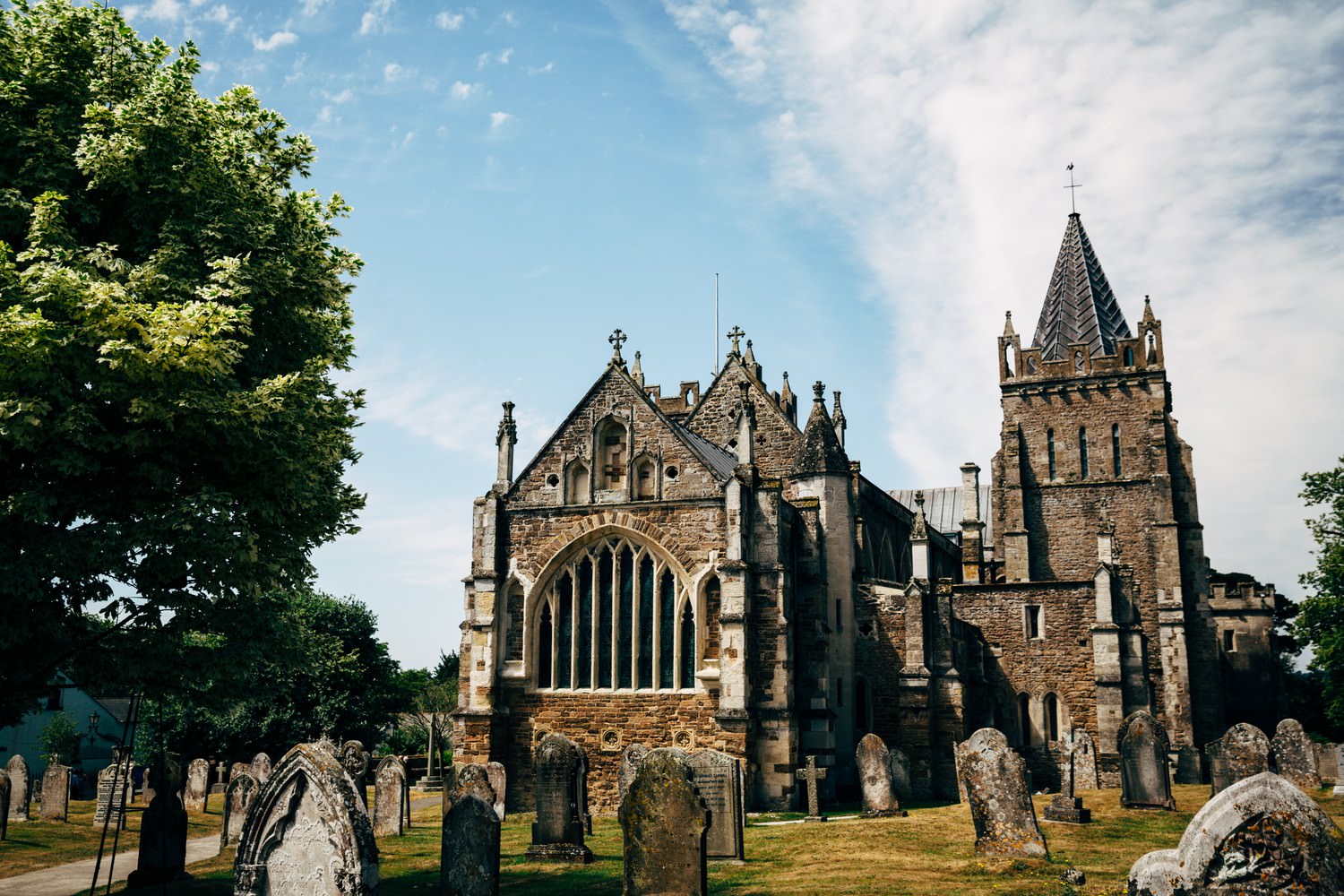 Relaxed wedding photography at a Deer Park Country House Hotel, Devon church wedding