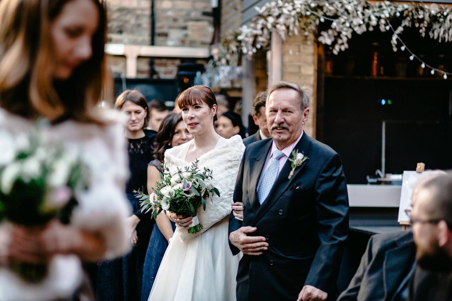 Relaxed pub wedding photography at Victoria Stakes, Muswell Hill, London