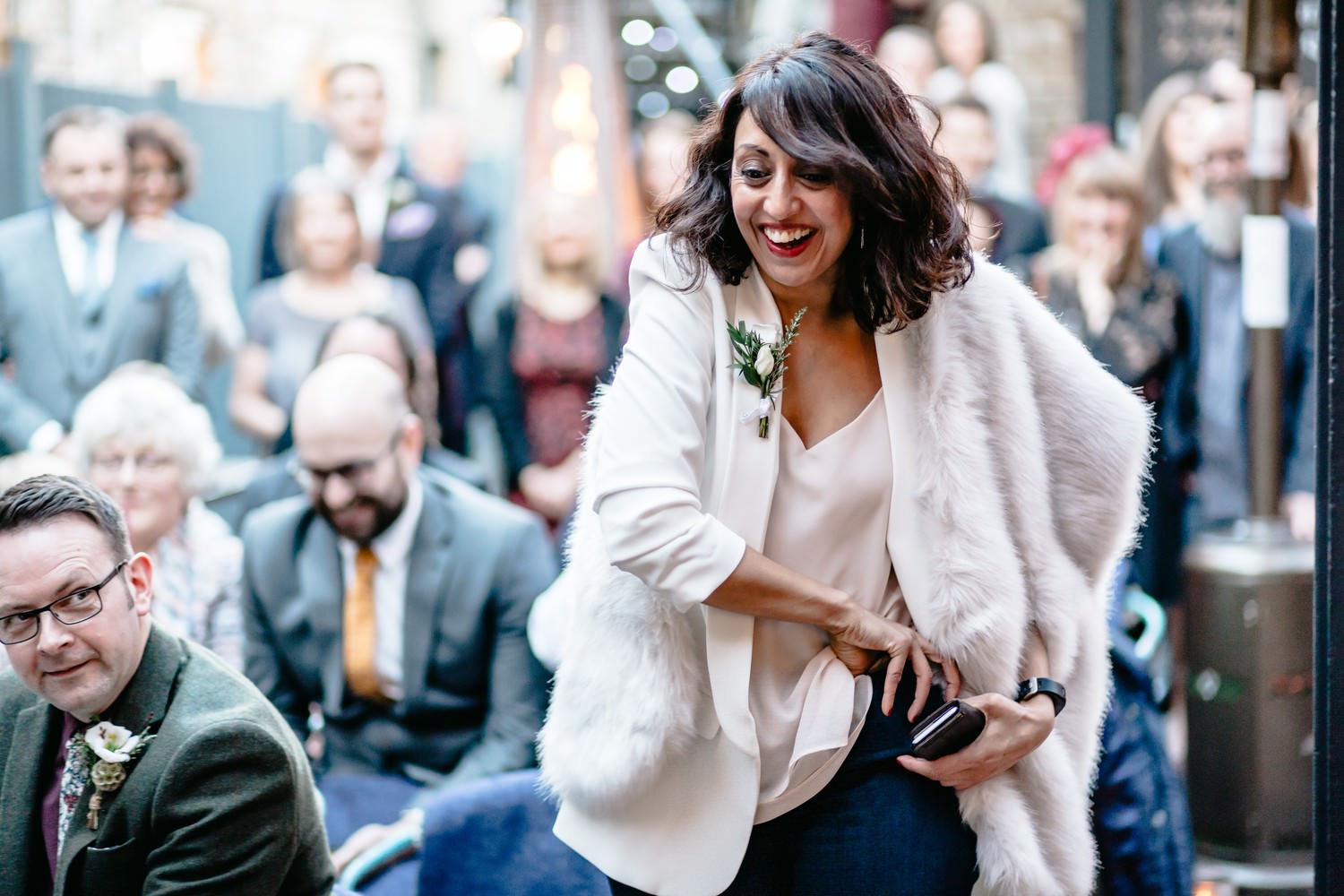 Relaxed pub wedding photography at Victoria Stakes, Muswell Hill, London