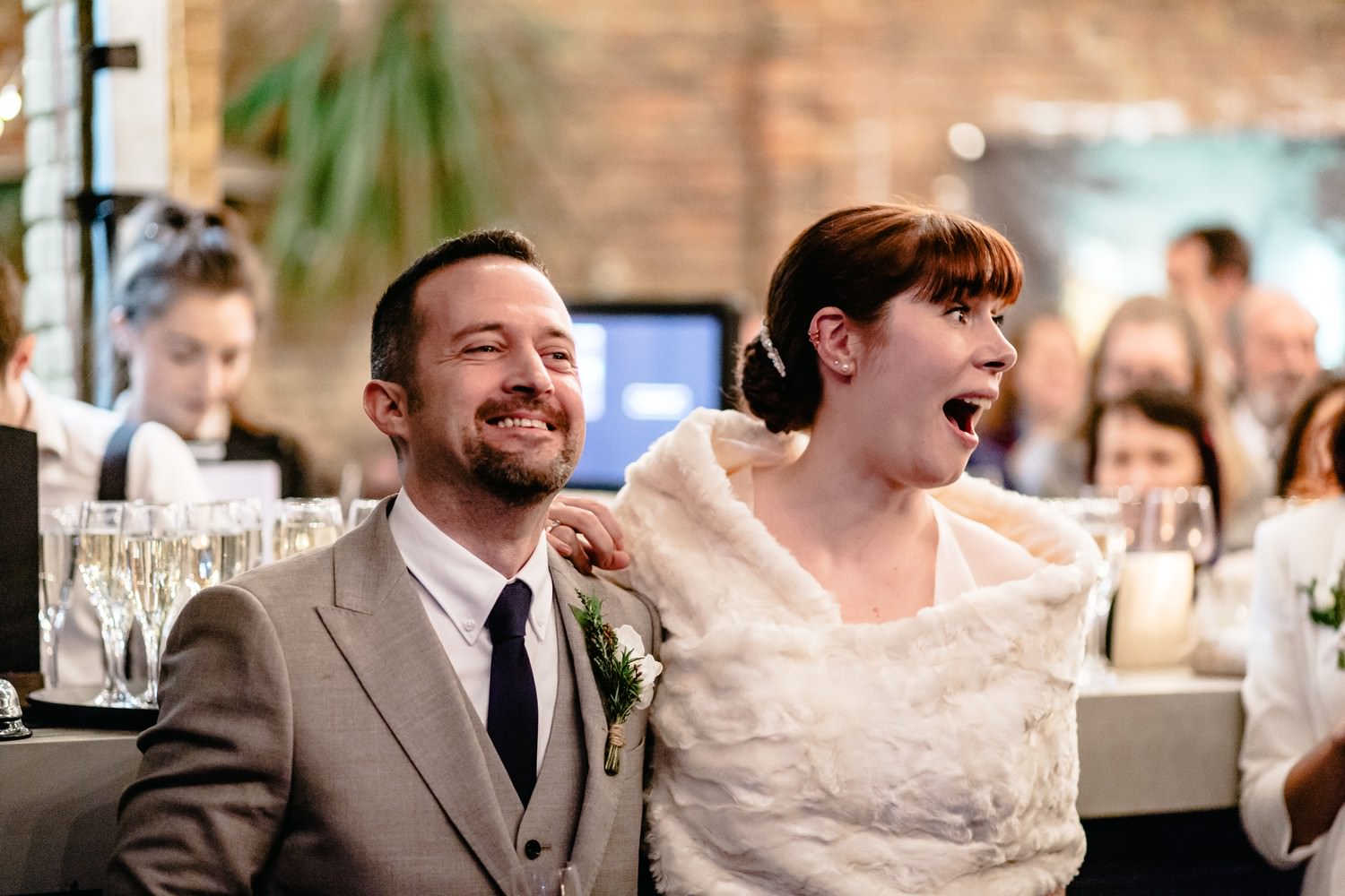 Relaxed pub wedding photography at Victoria Stakes, Muswell Hill, London