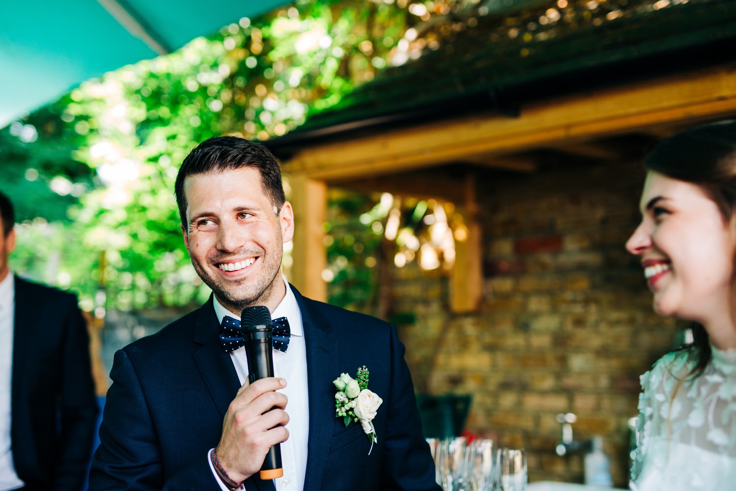 Relaxed pub wedding photography in Edinburgh