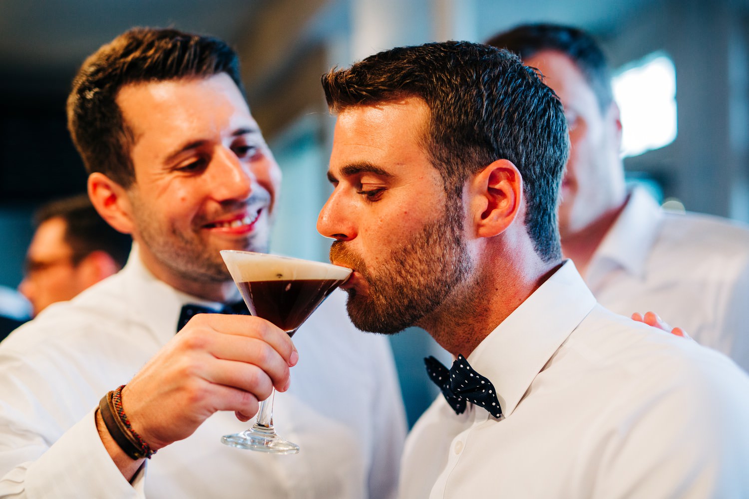 Relaxed pub wedding photography in Edinburgh