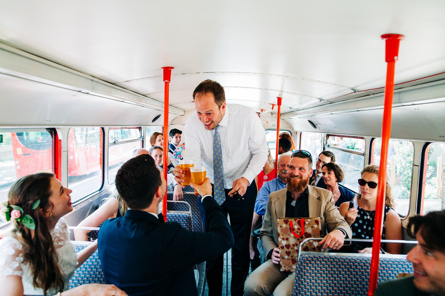 Relaxed pub wedding photography in Edinburgh