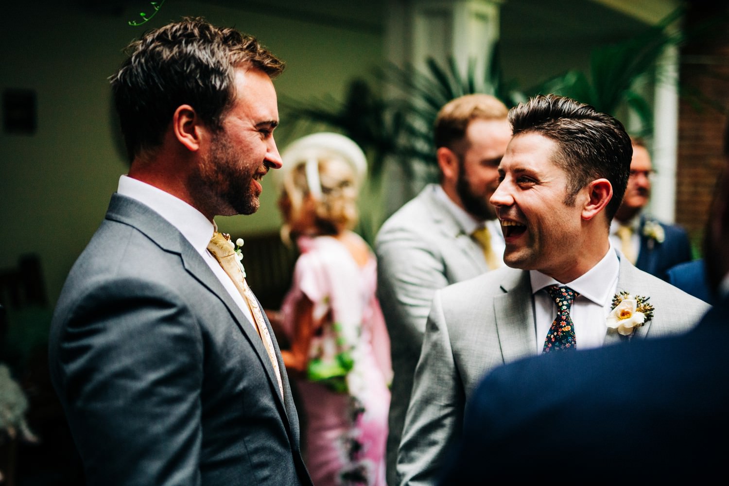 Relaxed pub wedding photography in Scotland