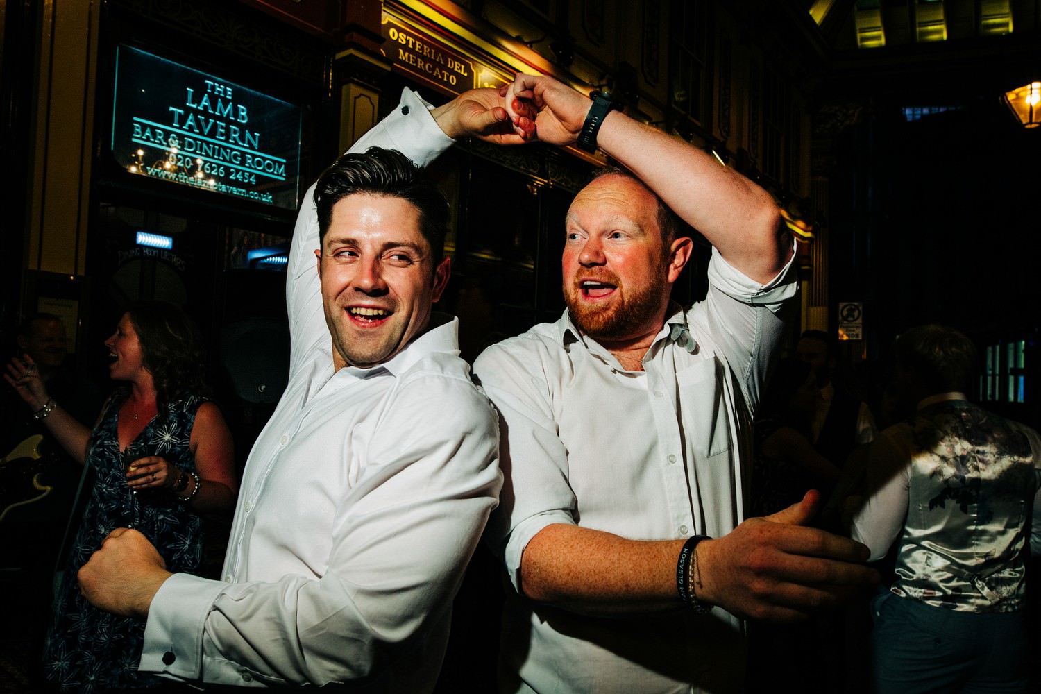 Relaxed pub wedding photography in Scotland