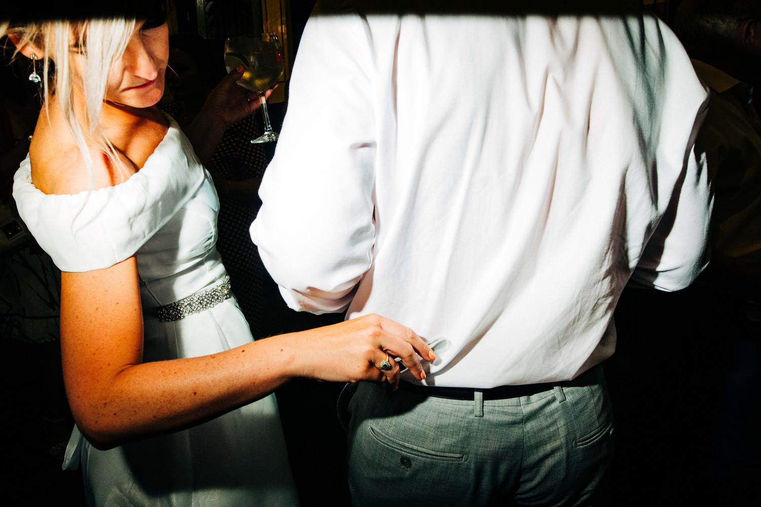 Relaxed pub wedding photography in Scotland