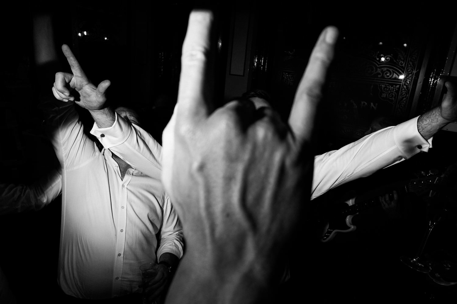 Relaxed pub wedding photography in Scotland