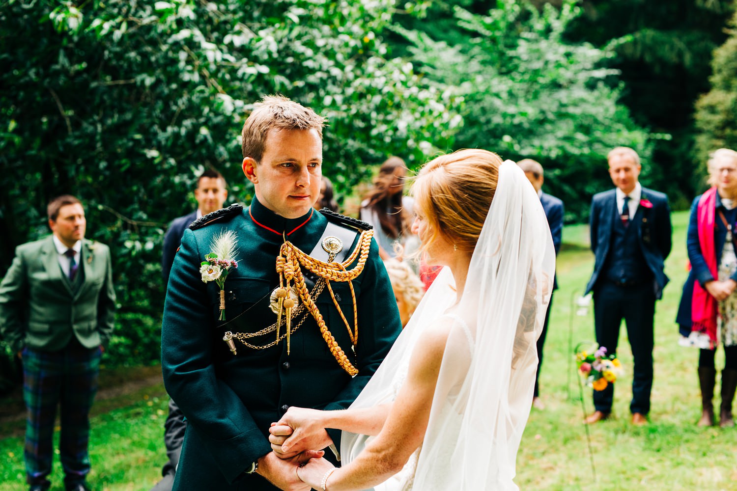 Relaxed Scottish Borders wedding photography near Edinburgh