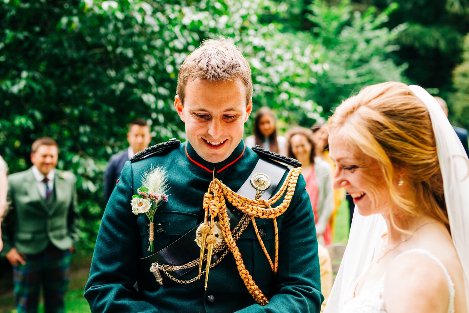 Relaxed Scottish Borders wedding photography near Edinburgh