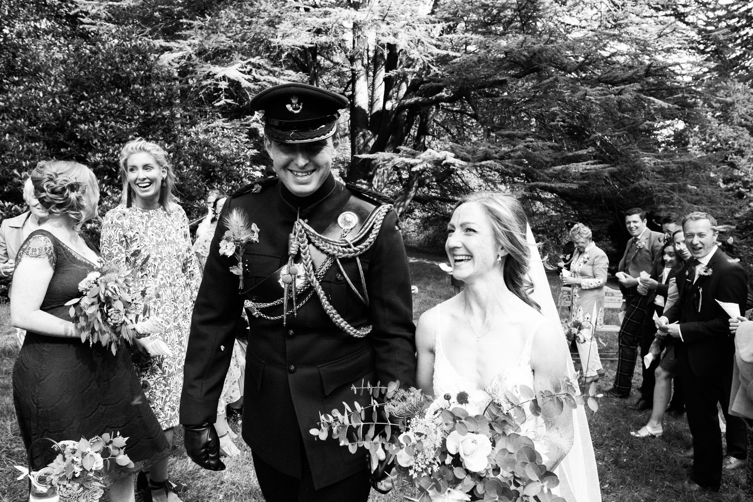 Relaxed Scottish Borders wedding photography near Edinburgh